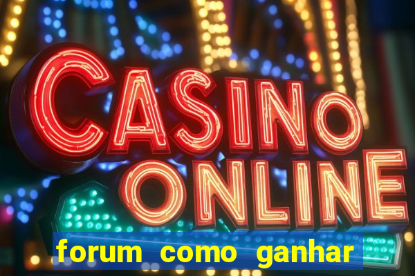 forum como ganhar na loteria